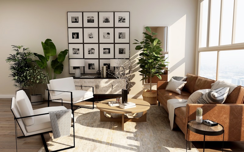 Light-filled living area after a professional clean in Detroit Lakes